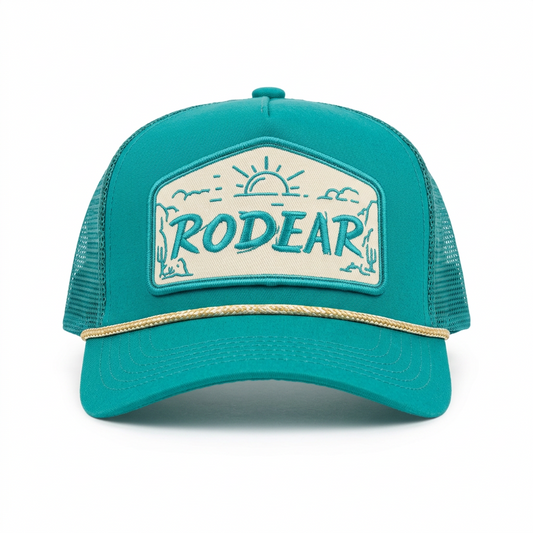 Casquette turquoise