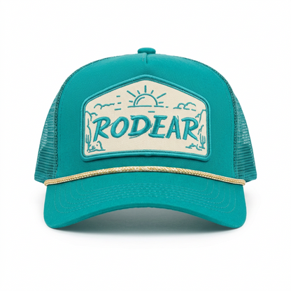 Casquette turquoise